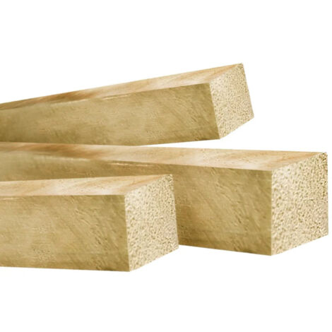 TRAVETTI In Legno Levigato 4x4x220 cm - KIT da 10 pezzi