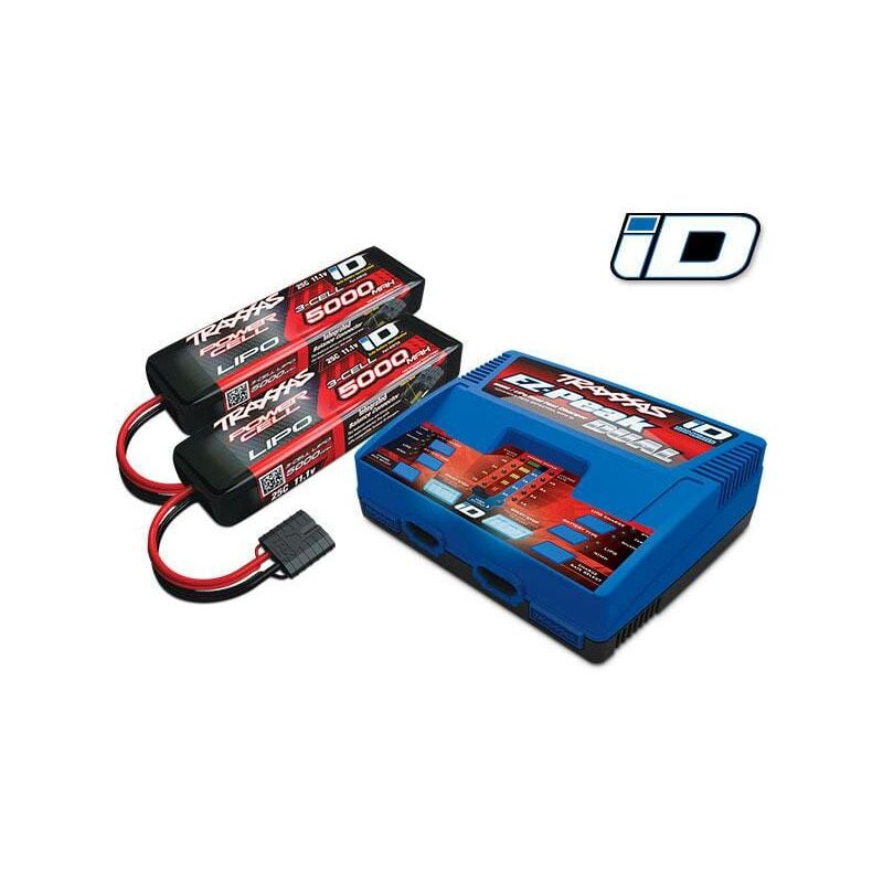 Traxxas - Dual ez Peak Plus Chargeur multifonction de modélisme 100 v, 230 v 8 a 2x accus LiPo fournis R477581