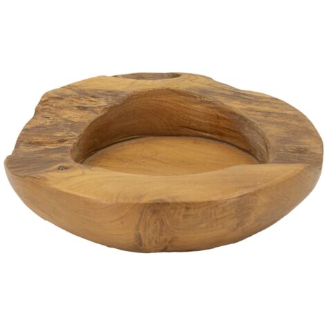 TRAY ERUSI TEAK CM Ø 20X6
