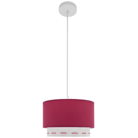 Trazos Pendelleuchte 1xe27 dunkelrosa 30d