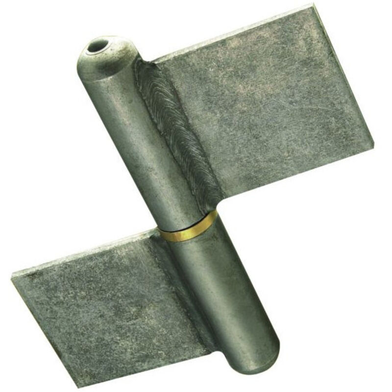 Gekrümmte geschweißte Gitter-Paumelle - Baguelaiton - 70x35 - Roh