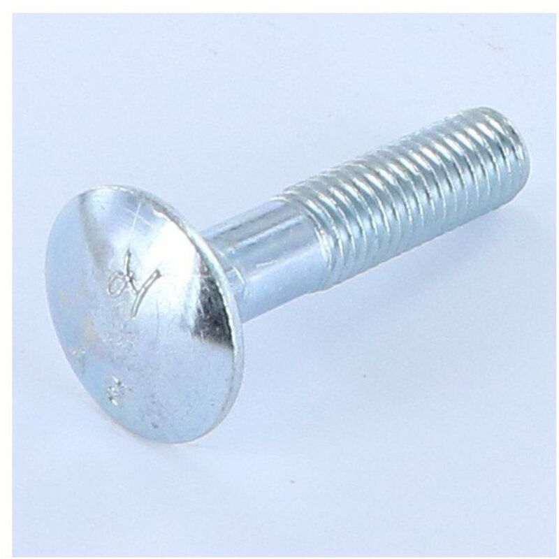 Trcc japy tête ronde collet carré Filetage partiel M10X40 Acier zingué-100 pièces