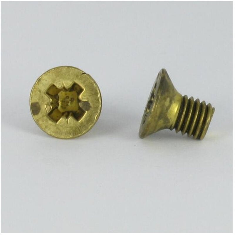 Vis Express - Vis métaux Laiton Tête fraisée tf Pozi N°2 M4X10-100 pièces