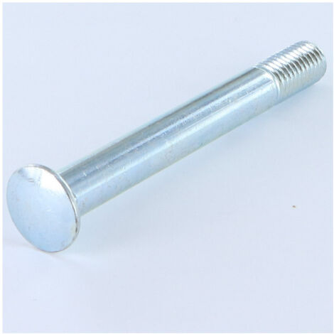 TRCC JAPY tête ronde collet carré M10X89 Filetée sur 21 Carré 10X10X2.5 Acier zingué-1 pièce