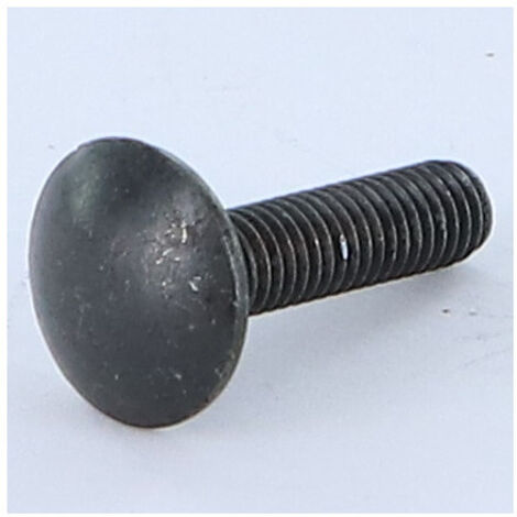 Lot De 10 Vis Tête Ronde Collet Carré + écrous - 8x120mm, Acier Zingué