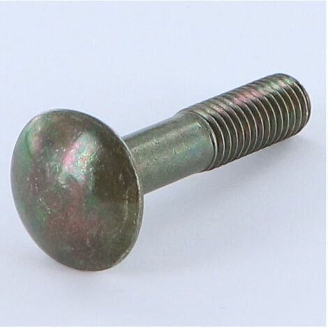 TRCC JAPY tête ronde collet carré M8X40 Filetage total Acier brut BRONZE-1 pièce
