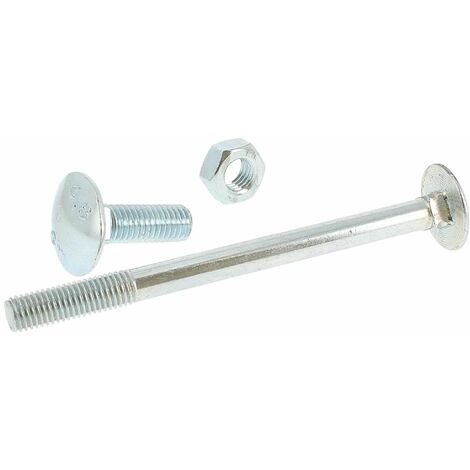 TRCC M12X150 Zingué DIN 603 + Ecrou