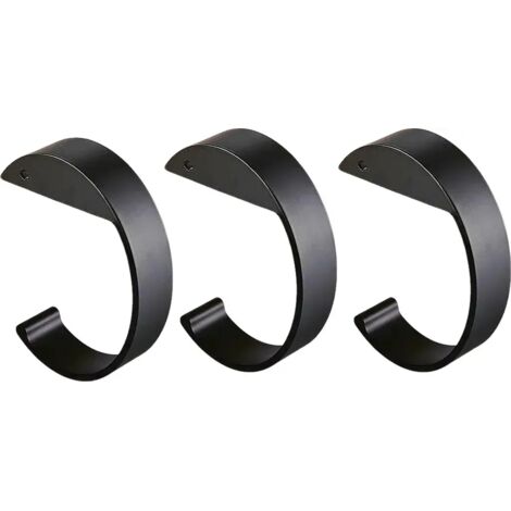 Tre robusti e resistenti ganci da scrivania per borse, appendi borse, ad alta resistenza, leggeri e portatili, porta borse, ganci per riporre oggetti.