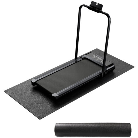 Treadmill mat floor protector - walking pad mat - Protective Floor Mat for Under Stationary Bike, Spin Bike, Fitness Equipment, 160cm x 75cm, Black
