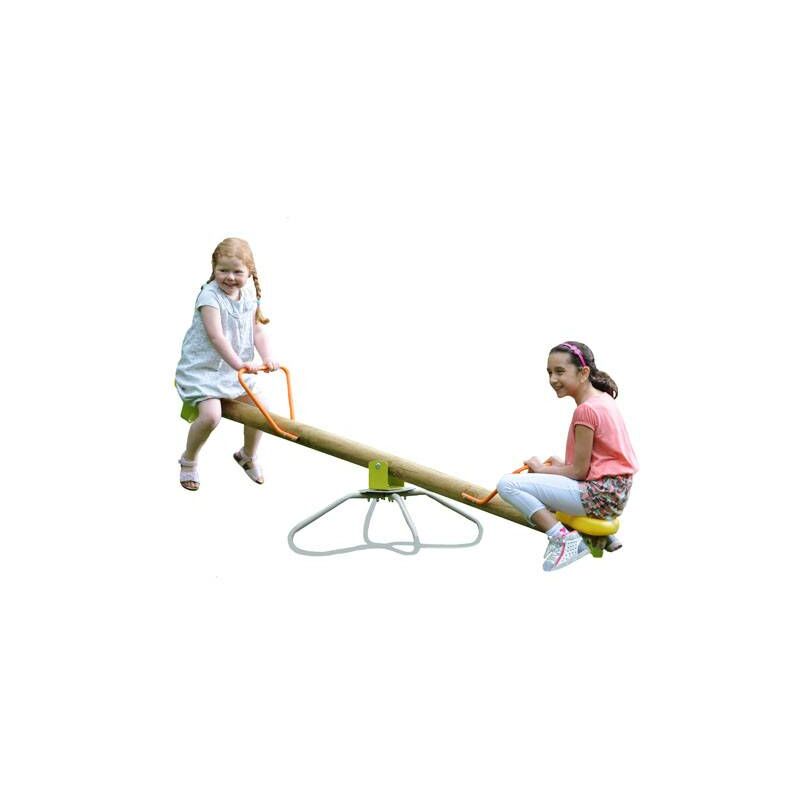Trébuchet rotatif en bois KIKOU FUNNY - 2,07 m de longueur