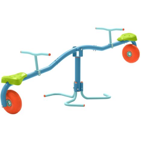 Trebuchet En Metal Tp Spiro Spin Cyclone Pour Enfants - Dès 3 Ans Dim L188 X L60 X H48 - Bleu Rouge