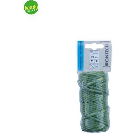 Treccia per veneziana Masidef in polipropilene Ø 3 mm 20 mt Verde Chiaro