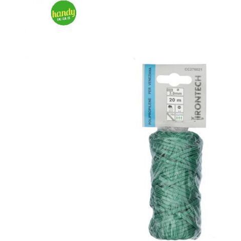 TRECCIA VENEZIANE PPØ3MM VERDE MT20