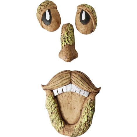 Tree Face, Tree Trunk Decoration, Tree Face Decor, Garden Decoration Garden Decoration Tree faces art decorations whimsical sculpture tree face