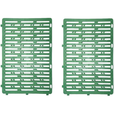Tree trunk protectors, set of 2 (20 x 30 cm), stretchable tree cover, trunk protector, tree guard (green)