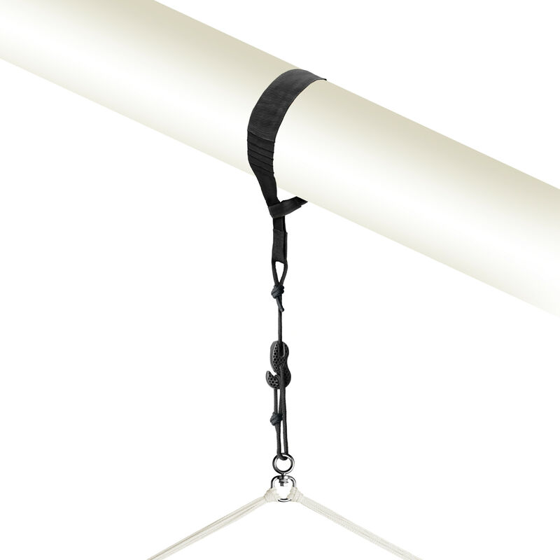 TreeMount Black - Fixation arbre & poteau pour chaise-hamacs - Noir / gris
