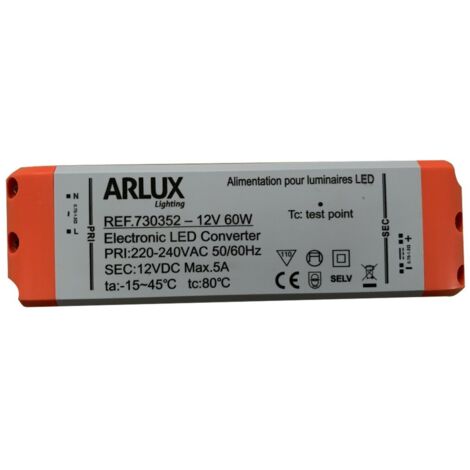 Treiber 12V 60W- 5A für MR16 Arlux Lighting