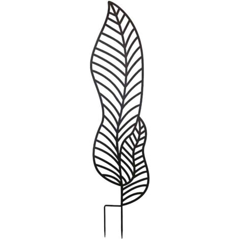 Treillage jardin fer plume 36x1x140cm