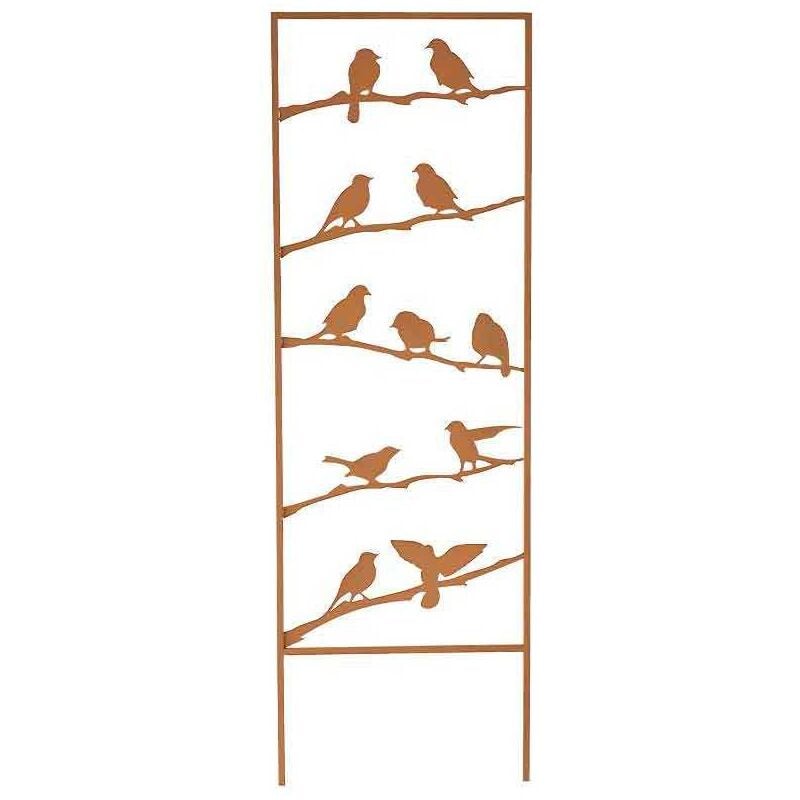 La Grande Prairie - Treillage décoratif oiseaux 38 x 1 x 115 cm