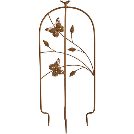 Treillage papillons 35x35x78cm