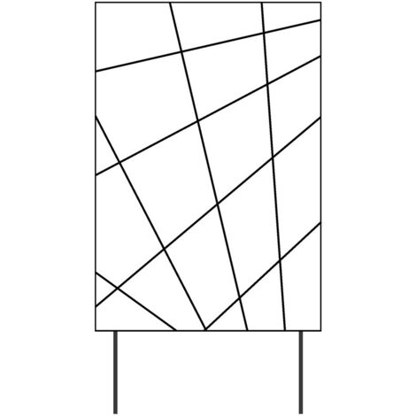 Treillis à piquer Mandala 100 cm – Acier époxy résistant au gel et aux UV – Support solide pour plantations en pot ou massif – Louis Moulin