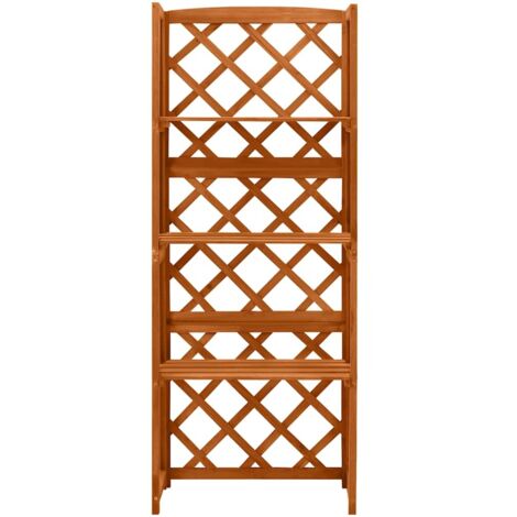 Treillis avec étagères 55x30x140 cm Bois de sapin massif CFW527616