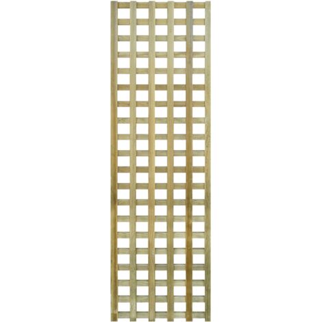 Cerland – Treillis bois ajouré 45 x 180 cm – Naturel – Pour plantes grimpantes – Fixation verticale/horizontale – Traitement autoclave