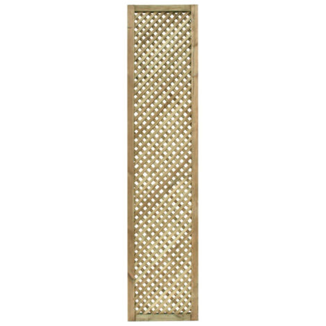 Cerland – Treillis en pin sylvestre 40 x 180 cm – Mailles losanges pour plantes grimpantes – Installation facile sur murs ou jardinières