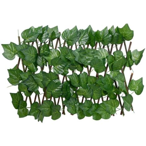 Treillis de feuille de vigne artificiel extensible 180x20 cm CFW97880