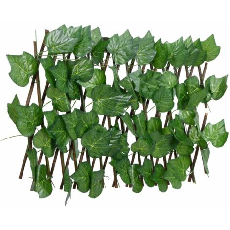 Treillis de feuille de vigne artificiel extensible5pcs 180x20cm