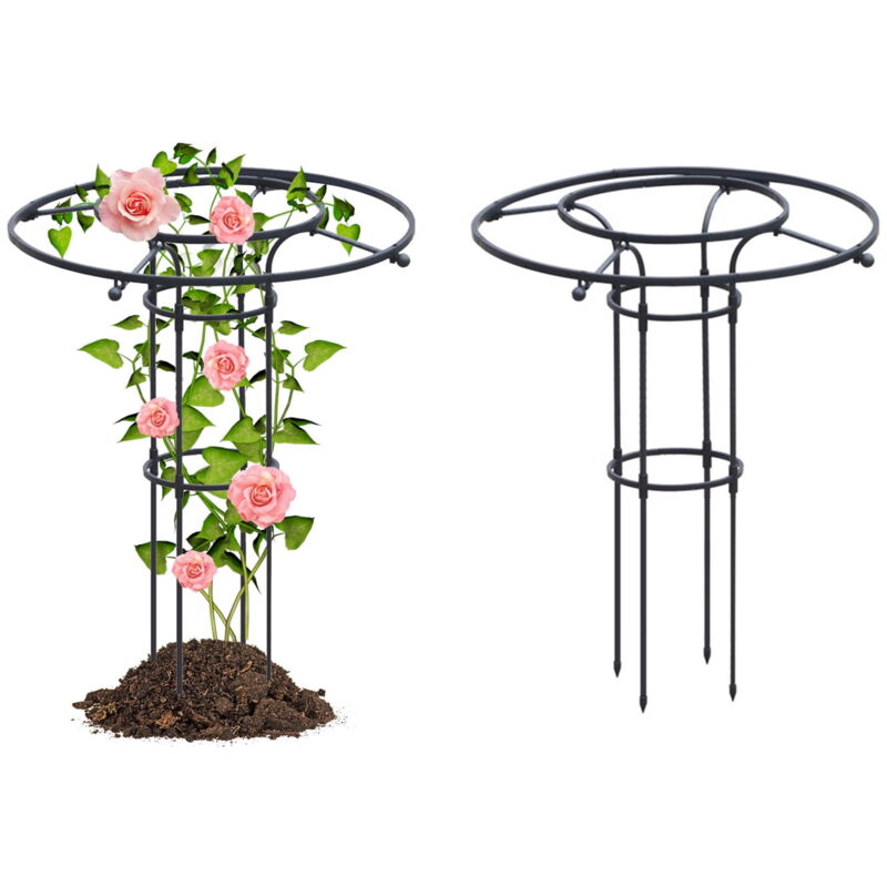 Feiyue - Treillis de jardin pour plantes grimpantes et fleurs, treillis pour plantes d'extérieur