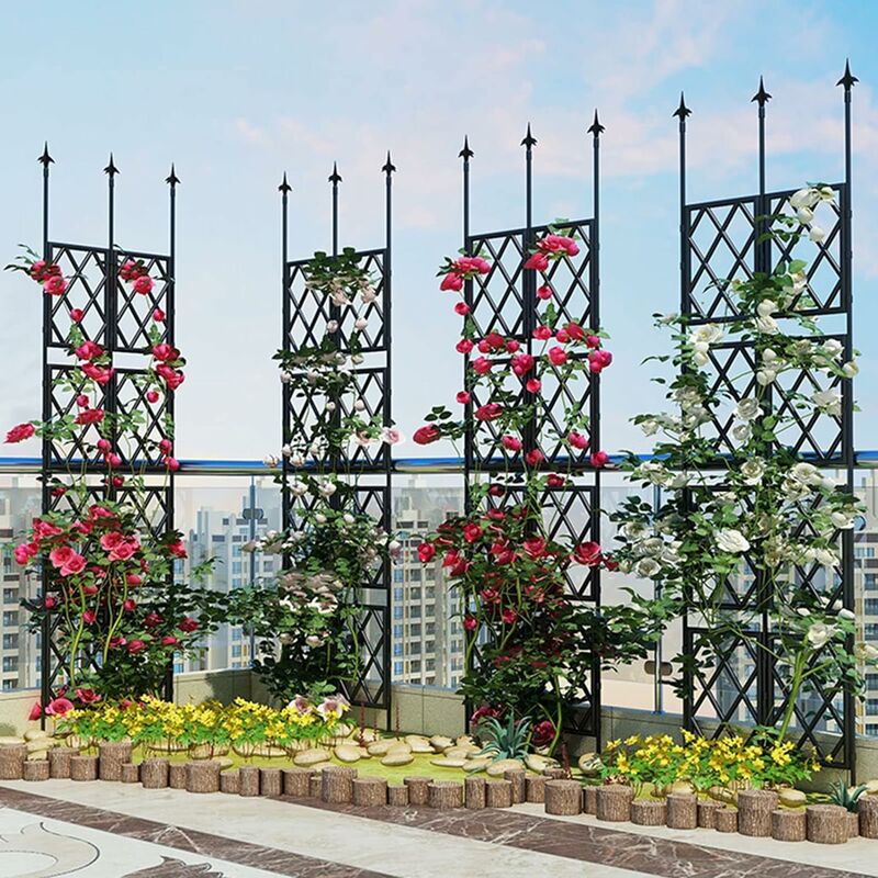 Costjj - Treillis De Jardin, Support Pour Plantes Grimpantes,Plusieurs Tailles,Convient Pour Les Roses,Les Plantes Grimpantes,La Décoration