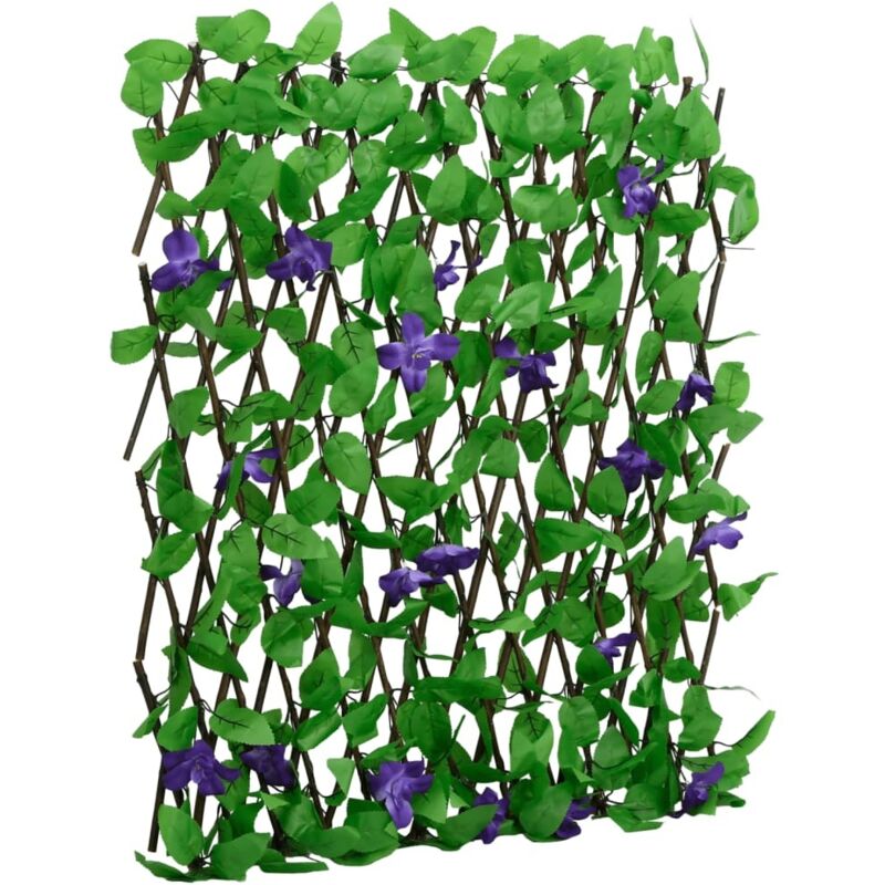 Treillis de lierre artificiel extensible vert 180x70 cm Vidaxl