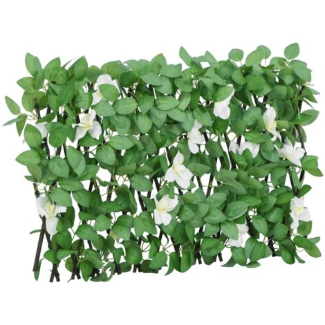 Treillis de lierre artificiel extensible vert 5 pcs 180x30 cm