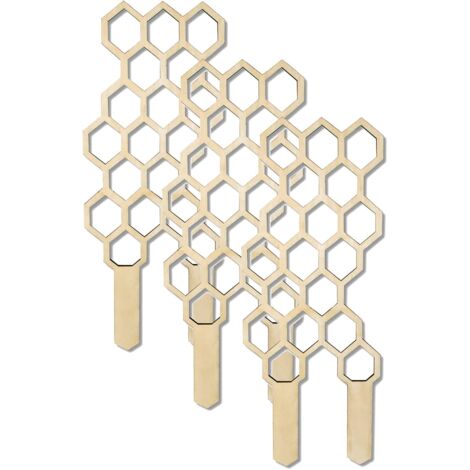 Treillis d'escalade,Support de Plante Bois Plante Escalade Cadre Jardin Fleur Support 12 Pouces Tomate Treillis pour Escalade Légumes Petite Plante Fleur