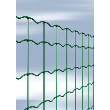 Treillis électrosoudé galvanisé plastifié vert ondulé "Novaplax" - fil ø 2,2 mm ext. - cm.80h.