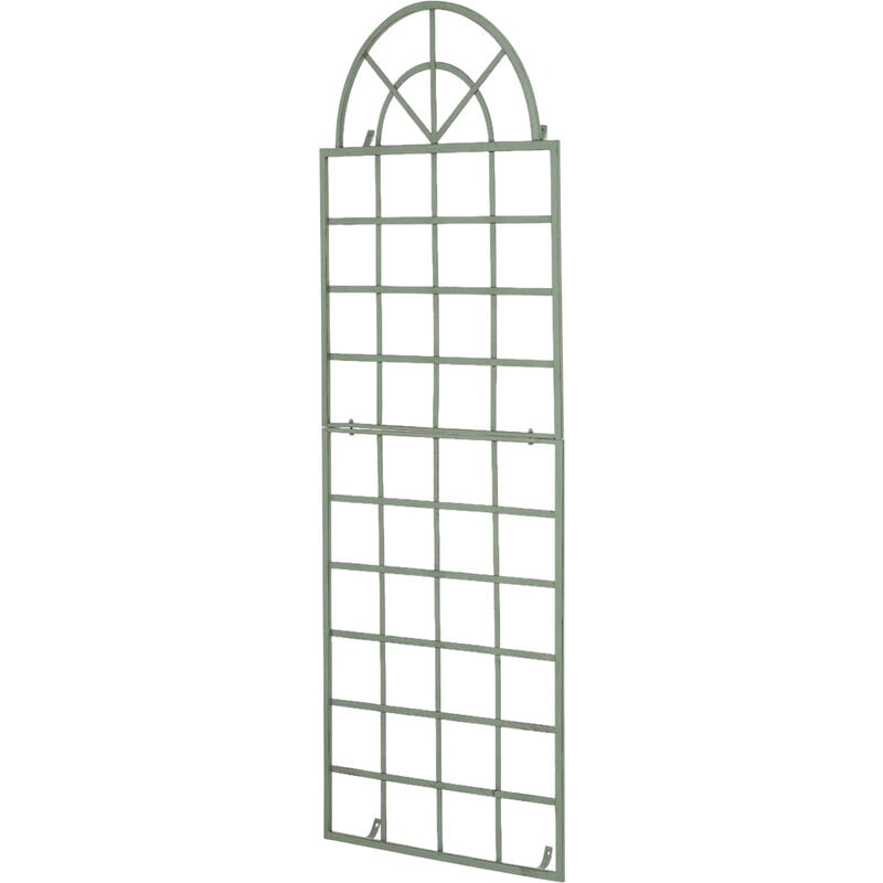 Grate de fer extérieure idéale pour les plantes de rampe élégantes diverses couleurs colore : Vert antique