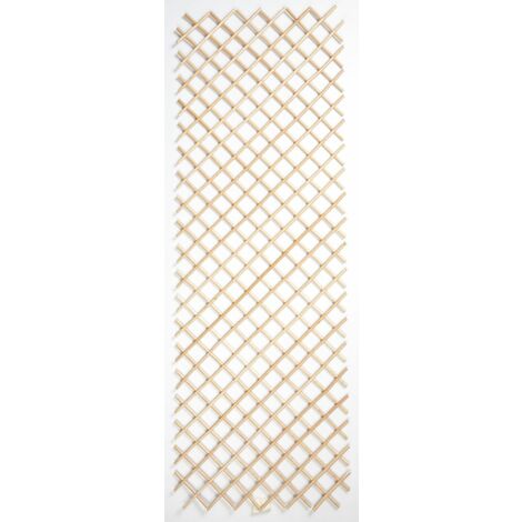 Treillis en osier naturel pelé 0,50 x 1,50 m – Décoration murale pour plantes grimpantes – Clôture temporaire esthétique – Celloplast