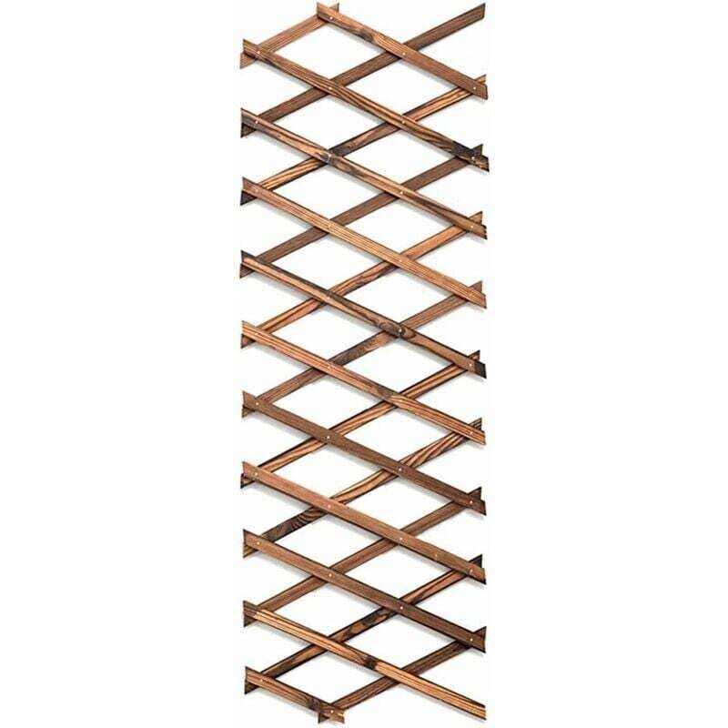 Alovez - Treillis extensible en bois à suspendre pour plantes grimpantes - Décoration murale pour terrasse et jardin