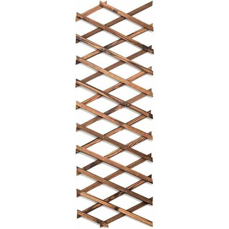 Treillis extensible en bois à suspendre pour plantes grimpantes - Décoration murale pour terrasse et jardin