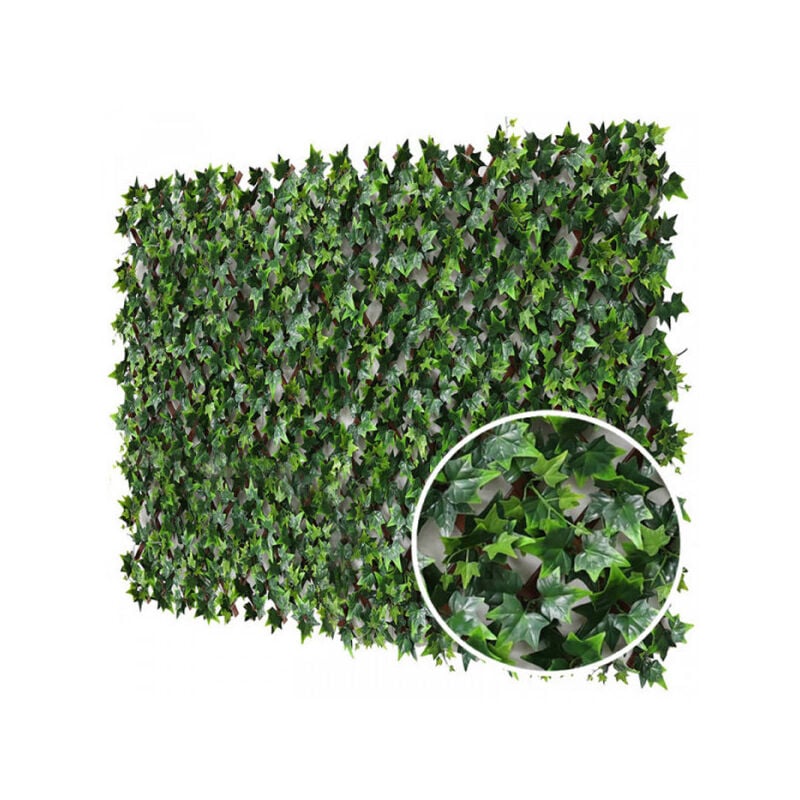 Treillis extensible pvc lierre