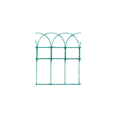 Treillis Galvanisé Plastifié Vert "Arcoplax" - cm.65h. fil vertical 3.2 horizontal 2.2