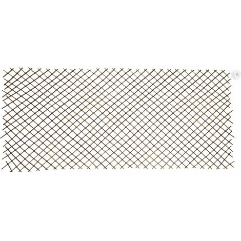 Treillis osier extensible Catral - L.1,5 m - H.0,5 m - Sans feuillage artificiel