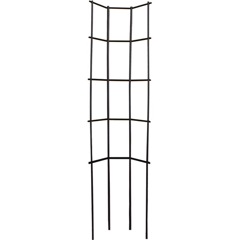 Louis Moulin - Treillis à piquer trapèze fer vieilli - 23,5x100 cm - Acier époxy