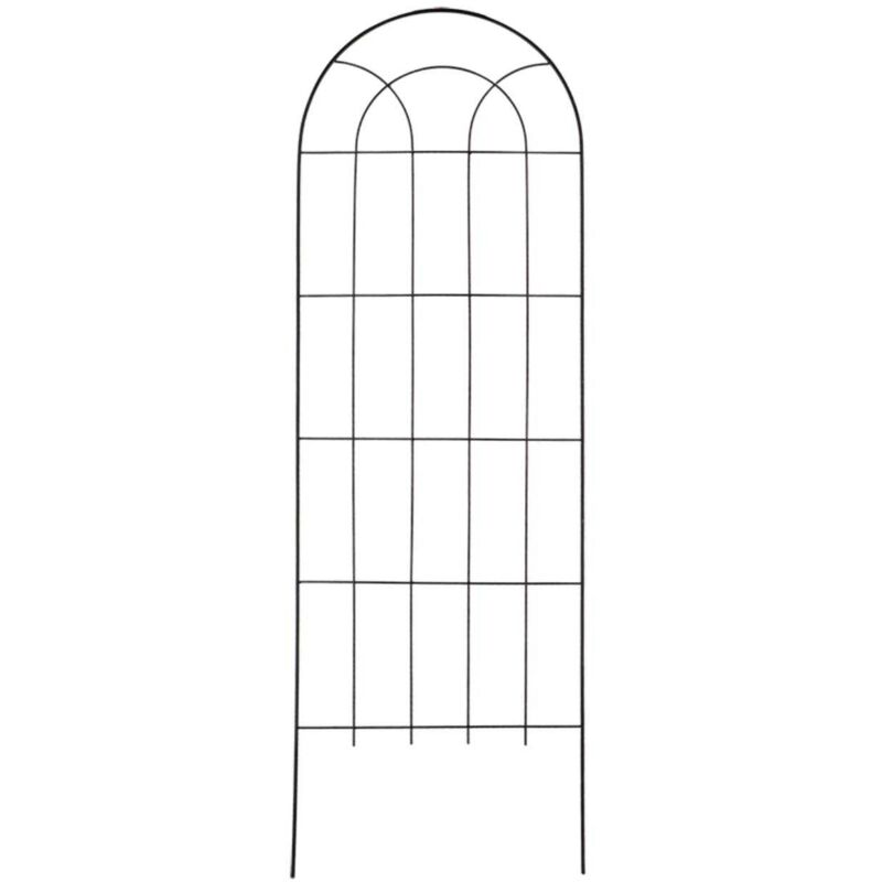 Esschert Design - Treillis support pour plantes en acier noir Classique