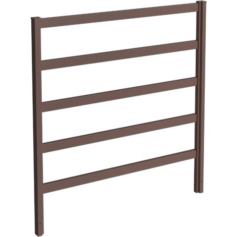 Treillis Timea marron – Support plantes grimpantes en acier galvanisé