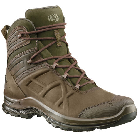 Trekkingstiefel BE Nature GTX mid Gr.9(43) braun/grün Leder