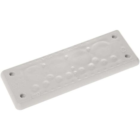 Trelleborg MH-24 F 19-1 LIGHT GREY UL94 V-0 IP65  TPE  Screw Plaque traversante TPE gris 1 pc(s)