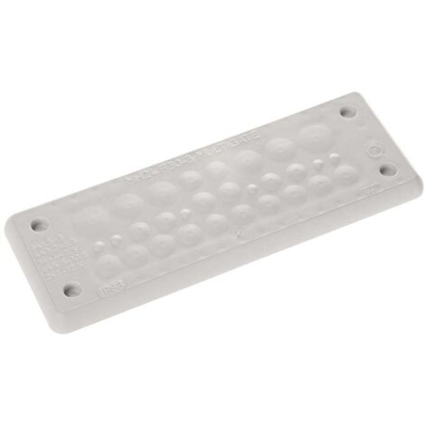 Trelleborg MH-24 F 30-3 LIGHT GREY UL94 V-0 IP65  TPE  Screw Plaque traversante TPE gris 1 pc(s)