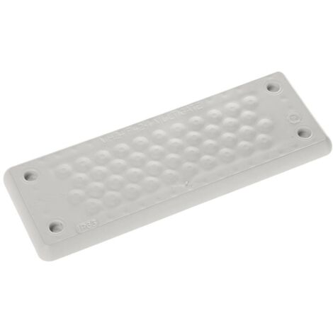 Trelleborg MH-24 F 42-1 LIGHT GREY UL94 V-0 IP65  TPE  Screw Piastra passante TPE Grigio 1 pz.